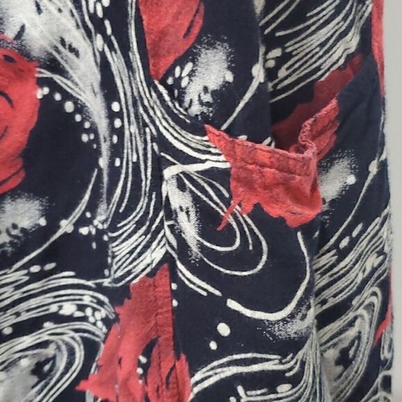 Mango Suit Colorfully Designed Slip on Dress w front pockets, size XL - Picture 3 of 4